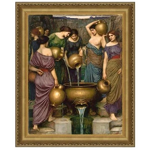 Design Toscano The Danaides gerahmte Leinwand Replik Gemälde: klein - Bild 1 von 1