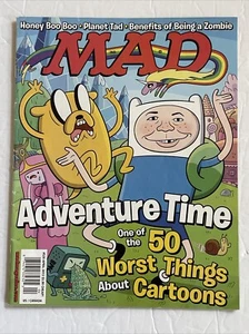 Mad Magazine #520 April 2013 Adventure Time Magazine Humor Comic Satire - Picture 1 of 3