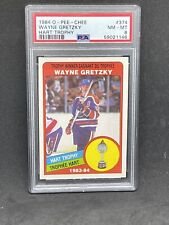 1984-85 O-Pee-Chee OPC #374 Wayne Gretzky Hart Trophy - NM PSA 8
