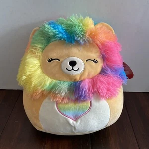 Squishmallows Neu mit Etikett Lianne Regenbogen Löwenherz 12 Zoll Stofftier Plüschtier SR3 - Bild 1 von 4