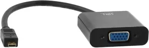Adaptateur Micro HDMI vers VGA - TNB - Accessoire Video - Noir - NEUF - Bild 1 von 3
