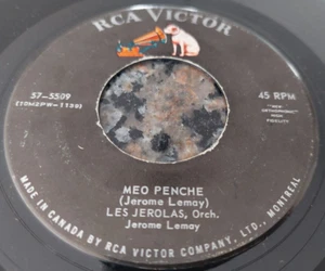LES JEROLAS 45 " Méo Penché " RCA VICTOR Canada 1961' - Picture 1 of 2