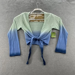 rei NWT womens size L multicolored fade sariska wrap shirt - Picture 1 of 9