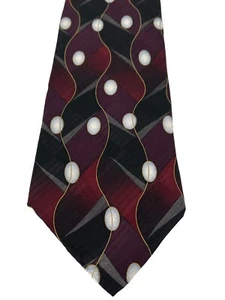 Corbata masculina talla 58 in de FECETS tonos oscuros multicolores con formas ovaladas - Imagen 1 de 10