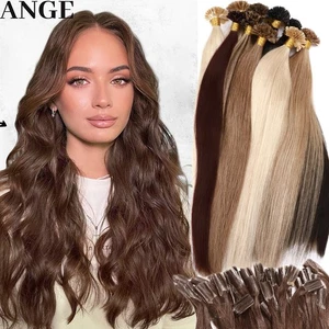 Thick 1g/s Nail U Tip Remy Human Hair Extensions AAA+ Pre Bonded Fusion Keratin - Picture 1 of 32