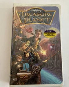 Disney Treasure Planet VHS 2003 NEW & SEALED! RARE Late Release Kids Cartoon - Picture 1 of 6