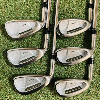 Lefty TaylorMade RAC OS 5I-9I.Pw 6peace Shaft Light Metal Flex R Used From Japan - Image 1 of 4