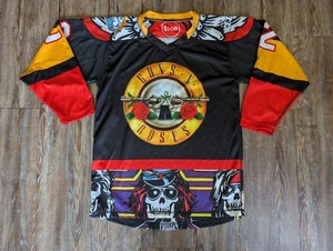 Orlando Junior Solar Bears Guns N' Roses Hockey Jersey Reversible Youth L/XL - Picture 1 of 8