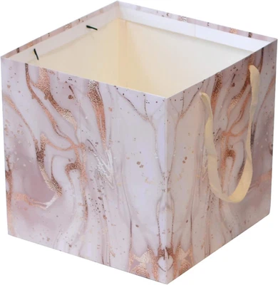 Extra Large Gift Bag, 11.8'' Square Reusable Big Bag with Handle, for Wedding, B - Image 1 of 4