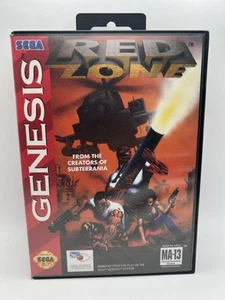 Red Zone (Sega Genesis, 1994) CIB Complete /w Manual TESTED WORKS VGC MINT - Picture 1 of 7