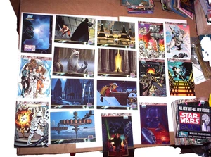 1994 STAR WARS GALAXY SERIES 2 TOPPS COMPLETE 135 CARD SET LUKE DARTH VADER YODA - Picture 1 of 6
