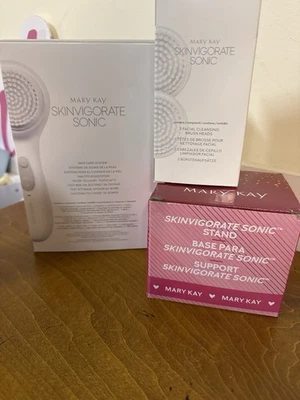 Звуковая система Mary Kay Skinvigorate + 2 насадки + подставка — НОВАЯ - Изображение 1 из 2