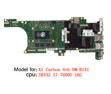  Für Lenovo ThinkPad X1 X1 Carbon 5. Hauptplatine NM-B141 01AY073 I7 7600U 16G