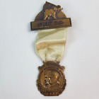 1956 Convention nationale républicaine Dwight Eisenhower médaille insigne de presse