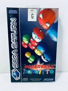 Heberekes Popoitto Sega Saturn PAL Manual 1994 Tested Working GC - Foto 1 di 7