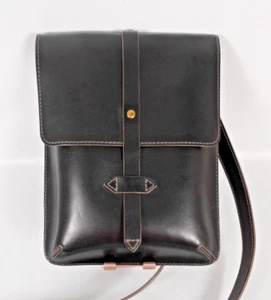 IIIBeCa by Joy Gryson Duane Street Crossbody Messenger Shoulderbag Black Leather - Picture 1 of 7