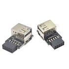 USB Adapter Connector USB2.0 A 9 Pin Female Converter for