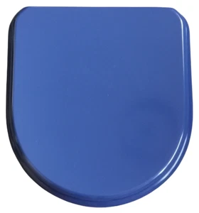 Ideal Std Brasilia Resin Replica Seat in SORRENTO BLUE + CP hinges - Picture 1 of 3
