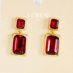 Nuevos Pendientes Colgantes Cuadrados Minimalistas Jcrew Chic Mujeres Fiesta Vacaciones Joyería Regalo - Imagen 1 de 5