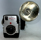 Vintage Kodak Brownie Bull's Eye Kamera mit Kodalit Zwerg Flasholder