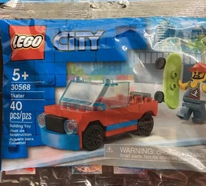 Lego City Skater Red Car Polybag #30568 - 40 Pcs - New - Picture 1 of 1