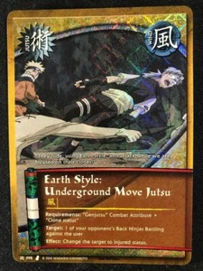 Naruto 098 Earth Style Underground Move Jutsu Curse of the Sand Diamond Foil 1st - Picture 1 of 2