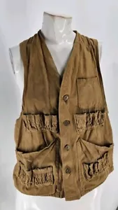 Trailblazer Winchester Men's Vest Vintage Tan Canvas Hunting - Picture 1 of 6