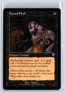 CURSED FLESH – MTG Magic the Gathering Card – Invasion – Common - Picture 1 of 6