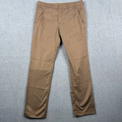 Pantalones Bonobos Para Hombre 33x32 Marrón Ajustado Chino Elastizados Jueves Día de la Semana Guerrero Trabajo Foto 1 de 4