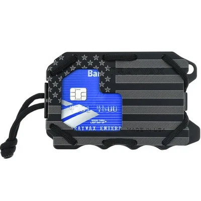 Cartera Original 2.0, Bolsillo Frontal RFID Táctico Metal Tarjetero con... Foto 1 de 4