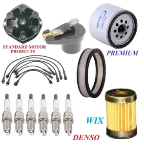 Tune Up Kit Filters Cap Wire Spark Plugs For CHEVROLET NOVA L6 4.1L 1971-1974 - Picture 1 of 1