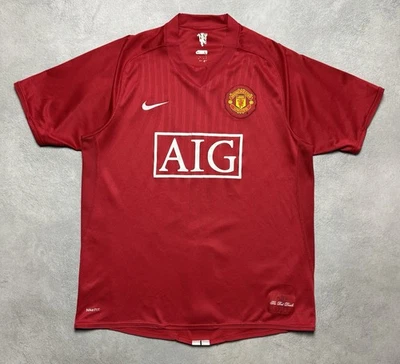 CAMISETA DE FUTBOL LOCAL MANCHESTER UNITED 2007 2009 NIKE 237924-666 L Foto 1 de 4