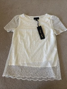 Phase Eight Ivory Gianina Lace Top Size 10 BNWT RRP £55 - Picture 1 of 6