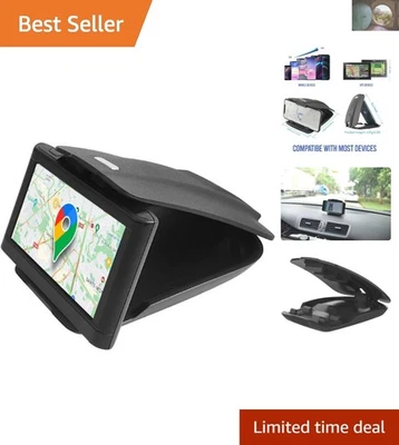 Versátil soporte de montaje en tablero para GPS y teléfonos inteligentes - Fácil autoinstalación Foto 1 de 4