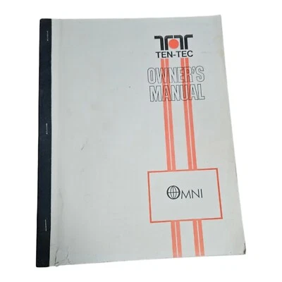 Ten-Tec Ten Tec Model 544 Owner's Manual Original  - Image 1 of 2