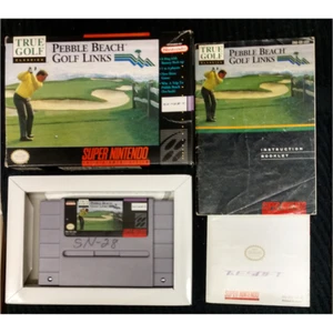 True Golf Classics: Pebble Beach Golf Links - SNES Completo - Imagen 1 de 11