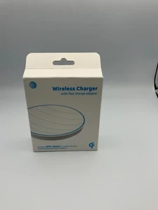 AT&T Cargador Inalámbrico con Adaptador Carga Rápida Blanco - Imagen 1 de 5