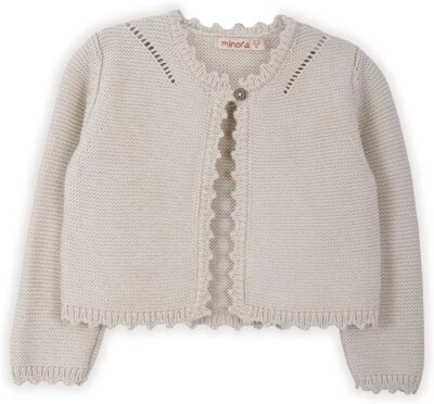 Minora-Baby Cardigan/Strickjacke für Mädchen und Jungen,Hochwertige Baby-Kleidun