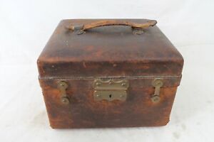 Vintage C.1900 Leather Tackle Fly Fishing Box Hardy Bros Abercrombie VL&A Rare