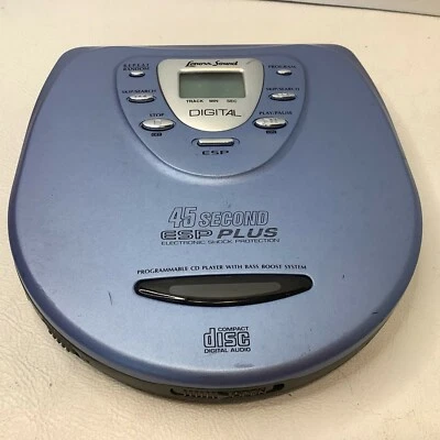 Lenoxx Sound Programmable CD Compact Disc Player Model BP-87 Blue - Image 1 of 4