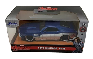 1:32 Scale Avengers-Marvel Winter Soldier 1970 Ford Mustang Boss Die Cast - Picture 1 of 6