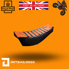 Orange Universal Soft Gripper Motorcycle Seat Cover Rib Skin Rubber Dirt Bike