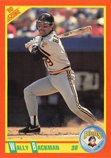1990 Score Rookie & Traded #37T Wally Backman Pittsburgh Pirates