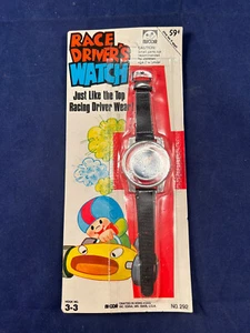 Vintage 1970s Nucor Race Driver's Watch NOS Racing Car Nascar Unpunched - Picture 1 of 8