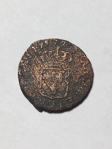 Mint Royal Louis XV Farthing IN The Bust Childish 1720 Ͻϲ Var.ludovicus XV (8-14 - Picture 1 of 3