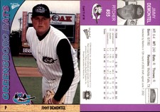 Jimmy Demontel 2004 MultiAd Greensboro Bats #11 Card *AutographDen*