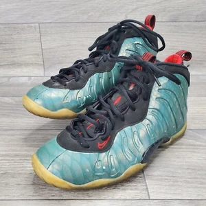 Nike FoamPosite One Gone Fishing 644791-300 Emerald Black Red Size 6.5Y Womens 8 - Picture 1 of 12