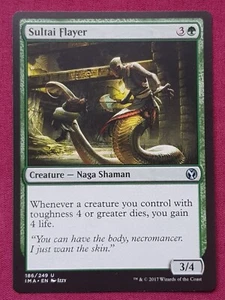 Magic The Gathering ICONIC MASTERS SULTAI FLAYER tarjeta verde Magic The Gathering - Imagen 1 de 2