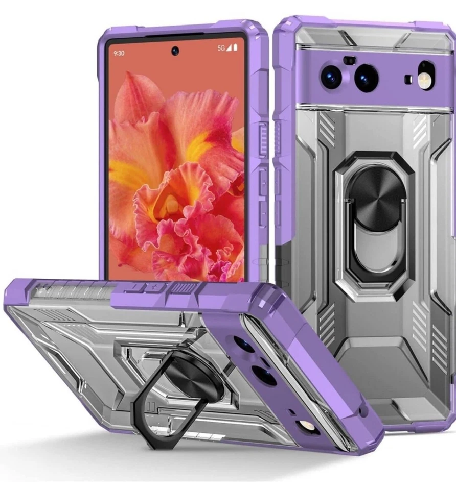 Case for Google Pixel 6/6Pro, Military-Grade Phone Case, Built-in 360° Rotate... - Image 1 of 4