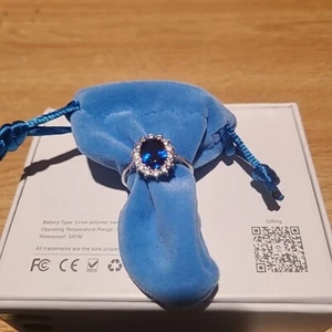 Beautiful Replica "Princess Diana" - 2.0 Ct Lab Created Blue Sapphire Size #9 - Picture 1 of 7
